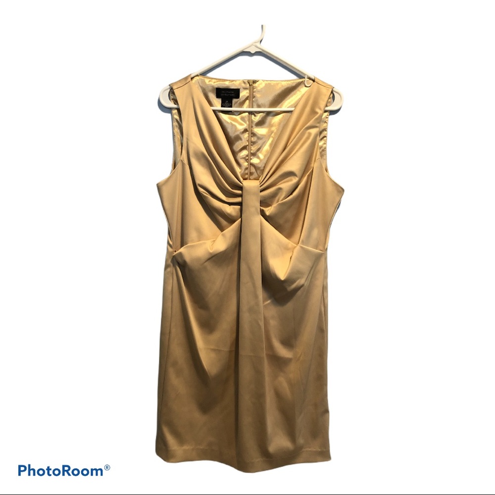 Michelle antonelli beige sleeveless women’s dress